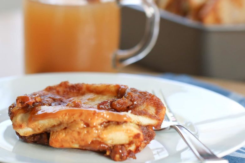 Tearing into some Caramel Pumpkin Pull-Apart Bread