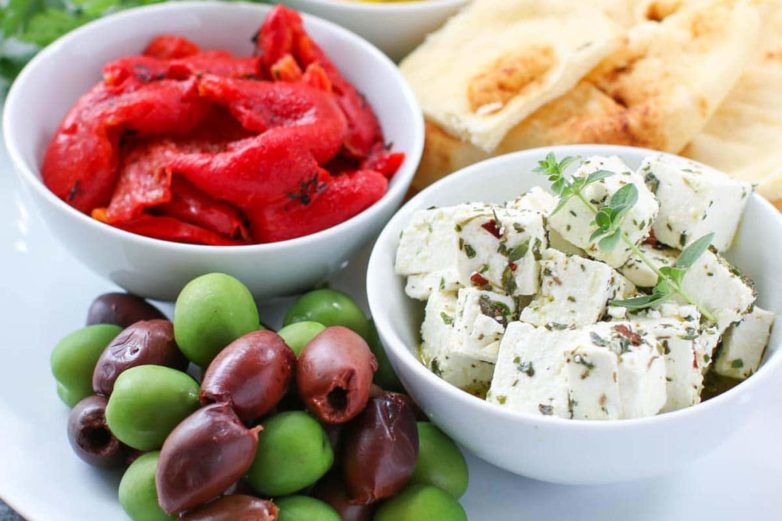 Marinated Feta Cheese Appetizer
