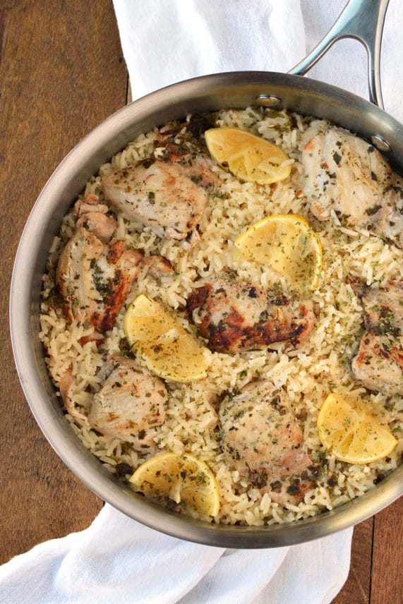 Lemon Herb Chicken and Rice