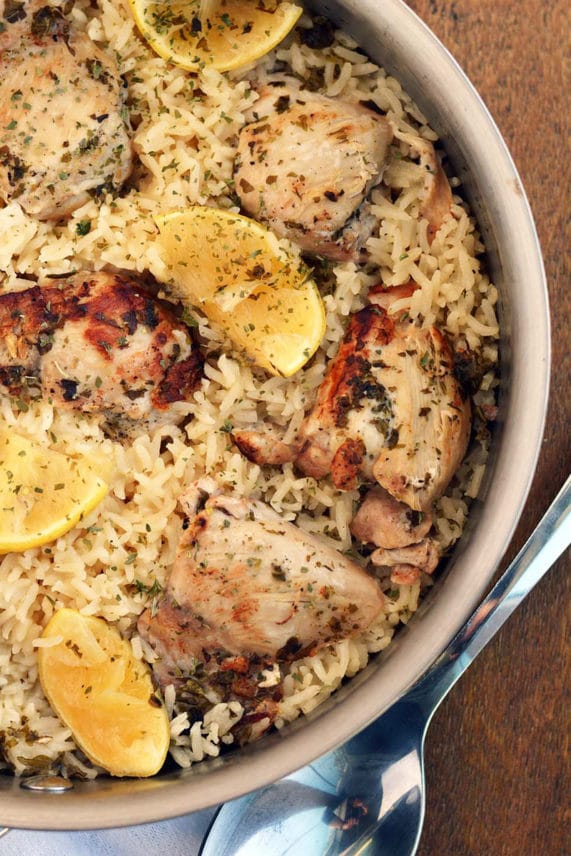 Lemon Herb Chicken and Rice