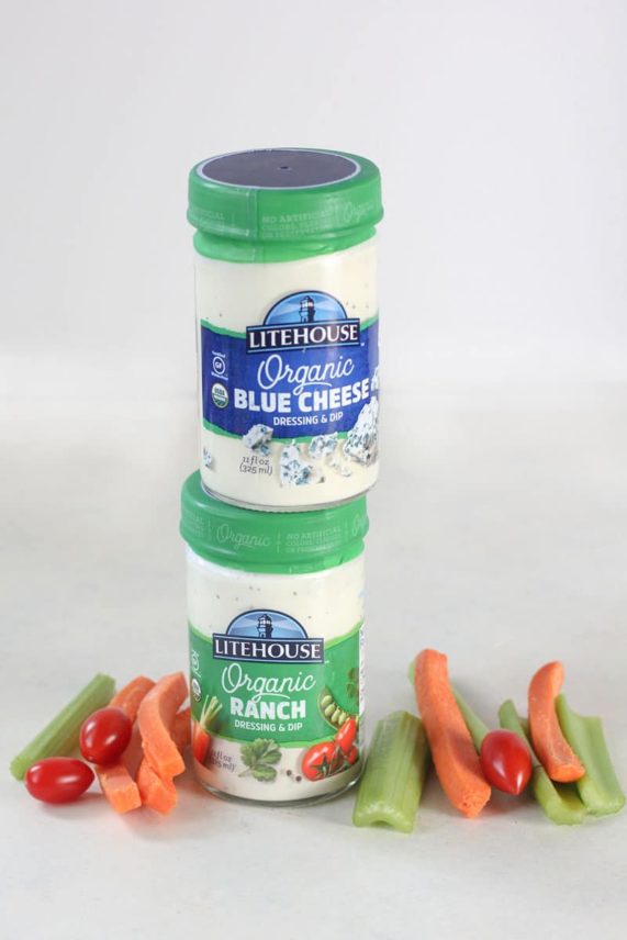 Getting ready to make Layered Wedge Salad with Bacon & Blue Cheese