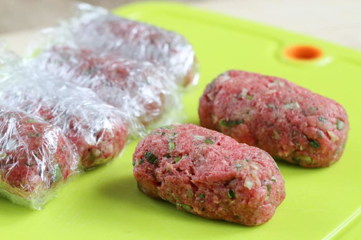 Making Grilled Balsamic Mini Meatloaves