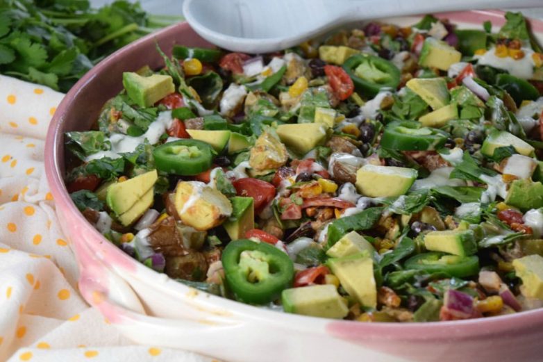Mexican More Than Potato Salad ready to eat