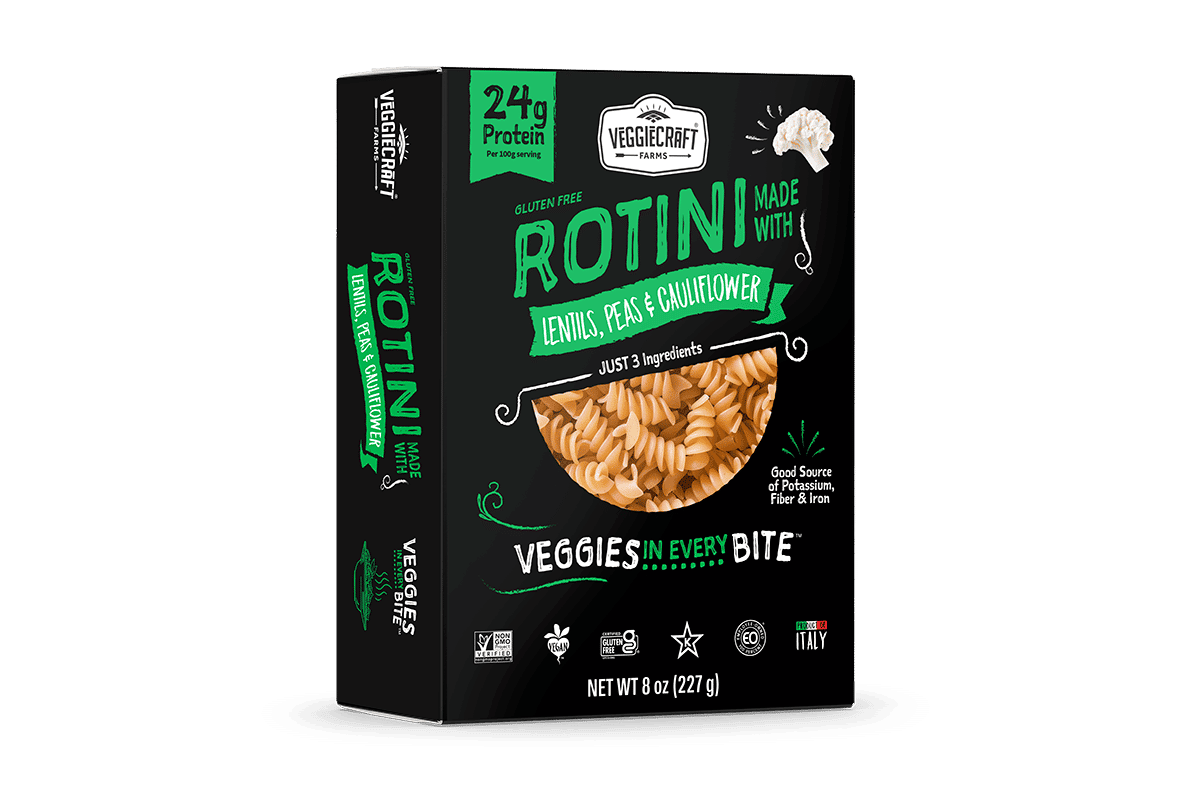 Veggiecraft Farms Cauliflower Rotini Vegetable-Based Pasta